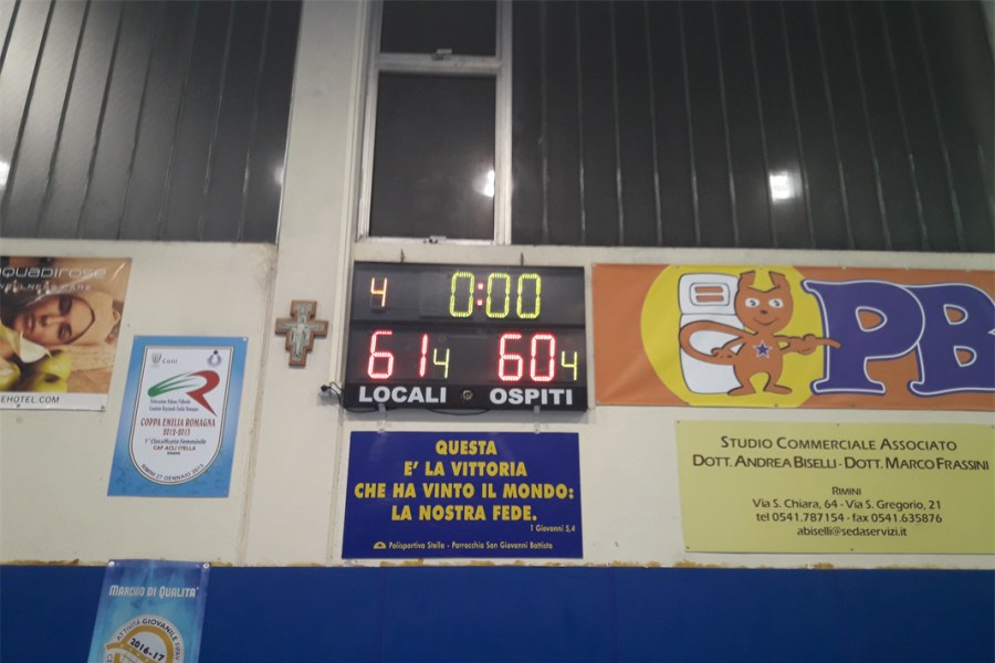 06/11/2017 PROMO: STELLA RIMINI - BASKET RUSSI 61-60